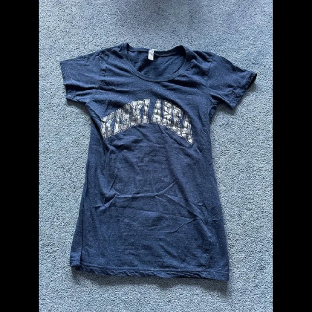 Pennant Sportswear Women's Navy Blue Kiski Area Short Sleeve T-Shirt X-Large